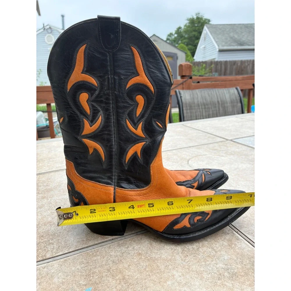 Stunning Handmade leather Cowboy Boots by The Stallion Boot & Belt Co.